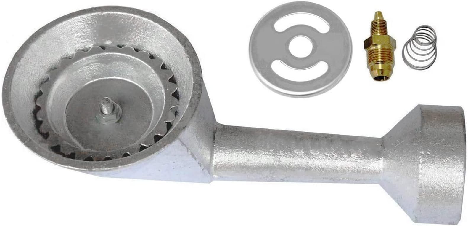 Hongso High Pressure Cast Iron Propane Burner Head Replacement for Round Bayou Classic Cooker Frames (CBBG10N)