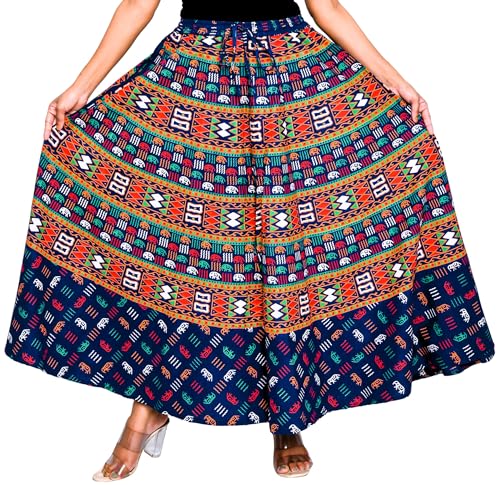 Image of Premium Cotton Skirt for Women with Pocket, Free Size