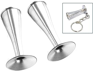 AAProTools 2 Pcs Pinard Fetal (Embryo) Stethoscope in Lightweight Aluminum Free Keychain PInard