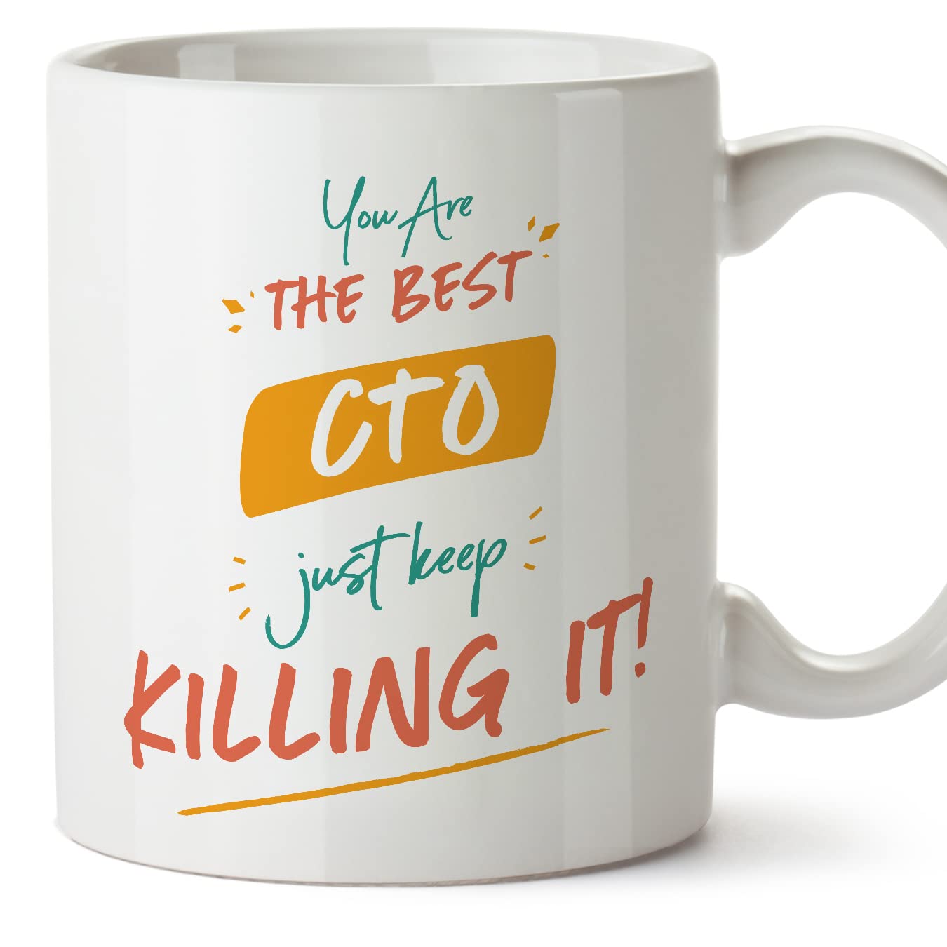 MUGFFINS CTO Woman Mug - in English - You are The Best Keep Killing it - Funny Gift for Colleagues - Ceramic 11oz Mug