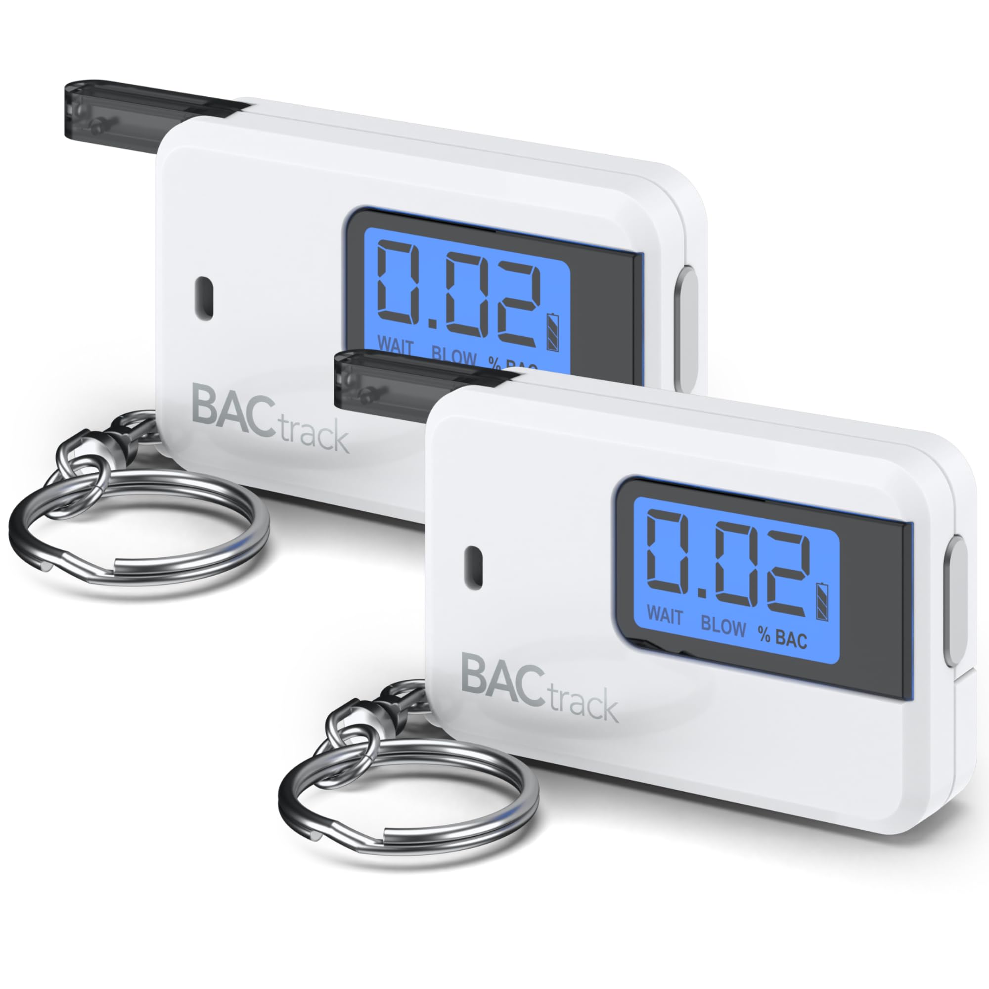 Amazon.com: BACtrack Go Keychain Breathalyzer - White (2 Pack
