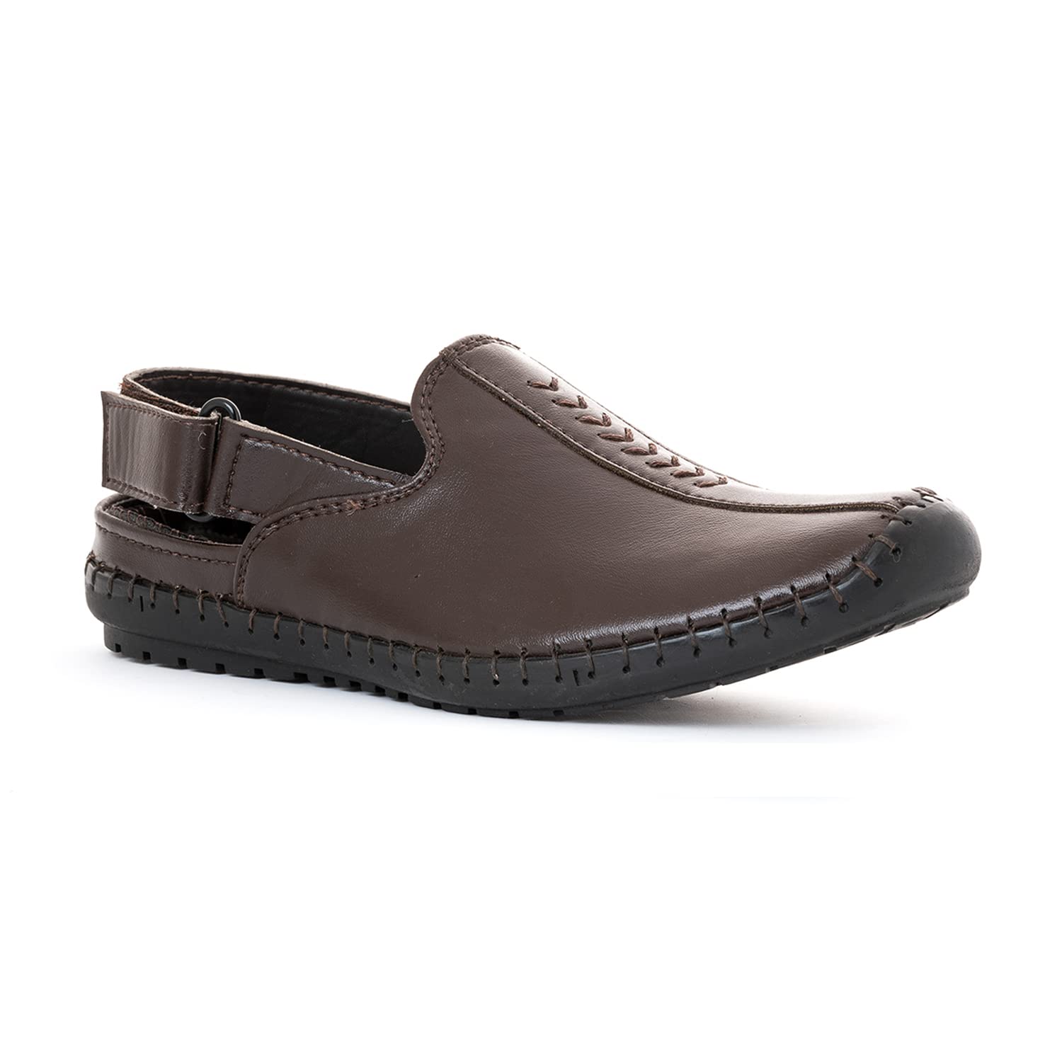 Khadims Pedro Brown Casual Clog Sandal for Boys - 8-13 yrs (3813204) (B0B7K31F31) Amazon Price History, Amazon Price Tracker