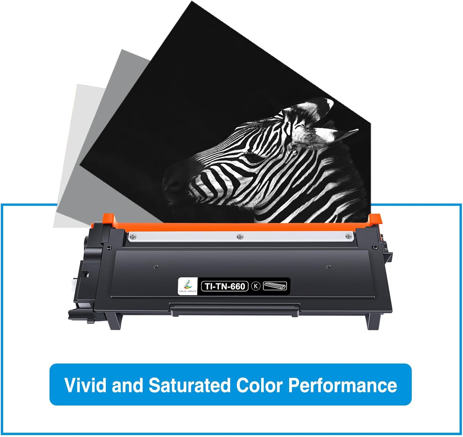 TRUE IMAGE TN-660 Black High Yield Toner Cartridge Compatible Replacement for Brother TN-660 TN660 TN-630 TN630 for HL-L2320D HL-L2300D HL-L2380DW HL-L2340DW Printer Toner Cartridge (Black, 2 Pack)