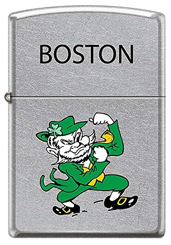 Boston Pride Fighting Irish Leprechaun Chrome Zippo Lighter