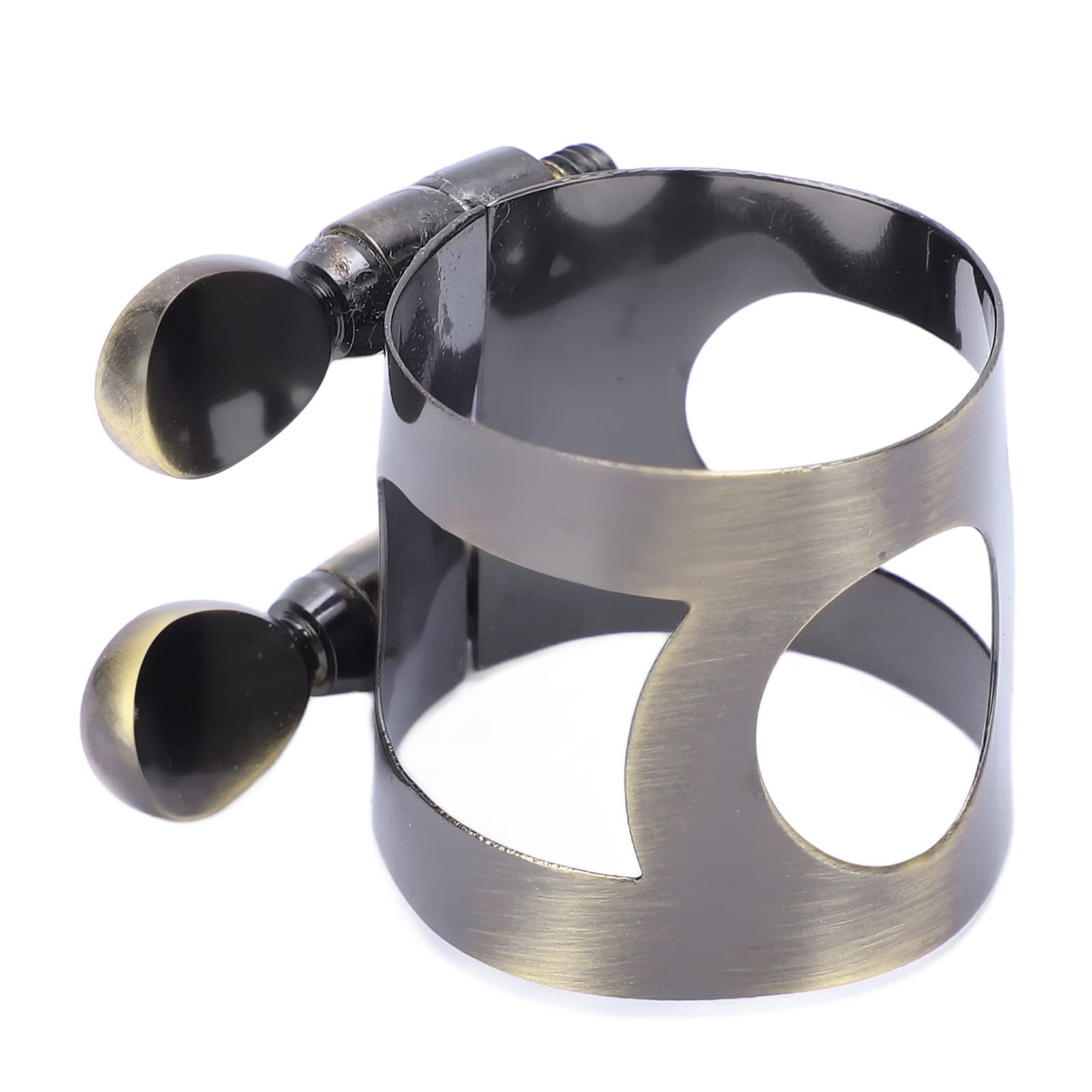 Clip Embouchure Clarinetto/Saxo - Pince Ligature Réglable En Laiton - Pour Anches - Accessoire Musique