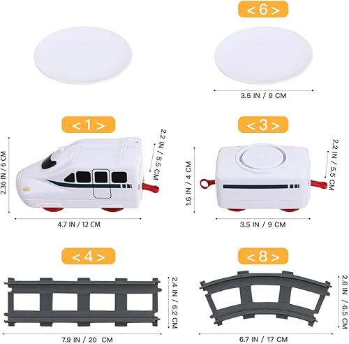 Miniatura 4 de Juguetes de tren de sushi – Día del Niño Giratorio Sushi Bar Tren Va Alrededor del Tren Juguetes Japoneses Platos de Sashimi Bandeja de Sushi