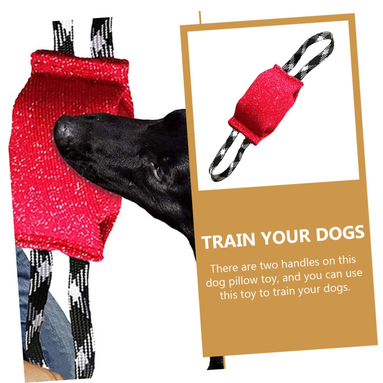 Toddmomy 2piezas Cojín De Morder para Perros Juguete De Entrenamiento Agil para Perros Resistente y Duradero para Ejercicio y Reducción De Ansiedad