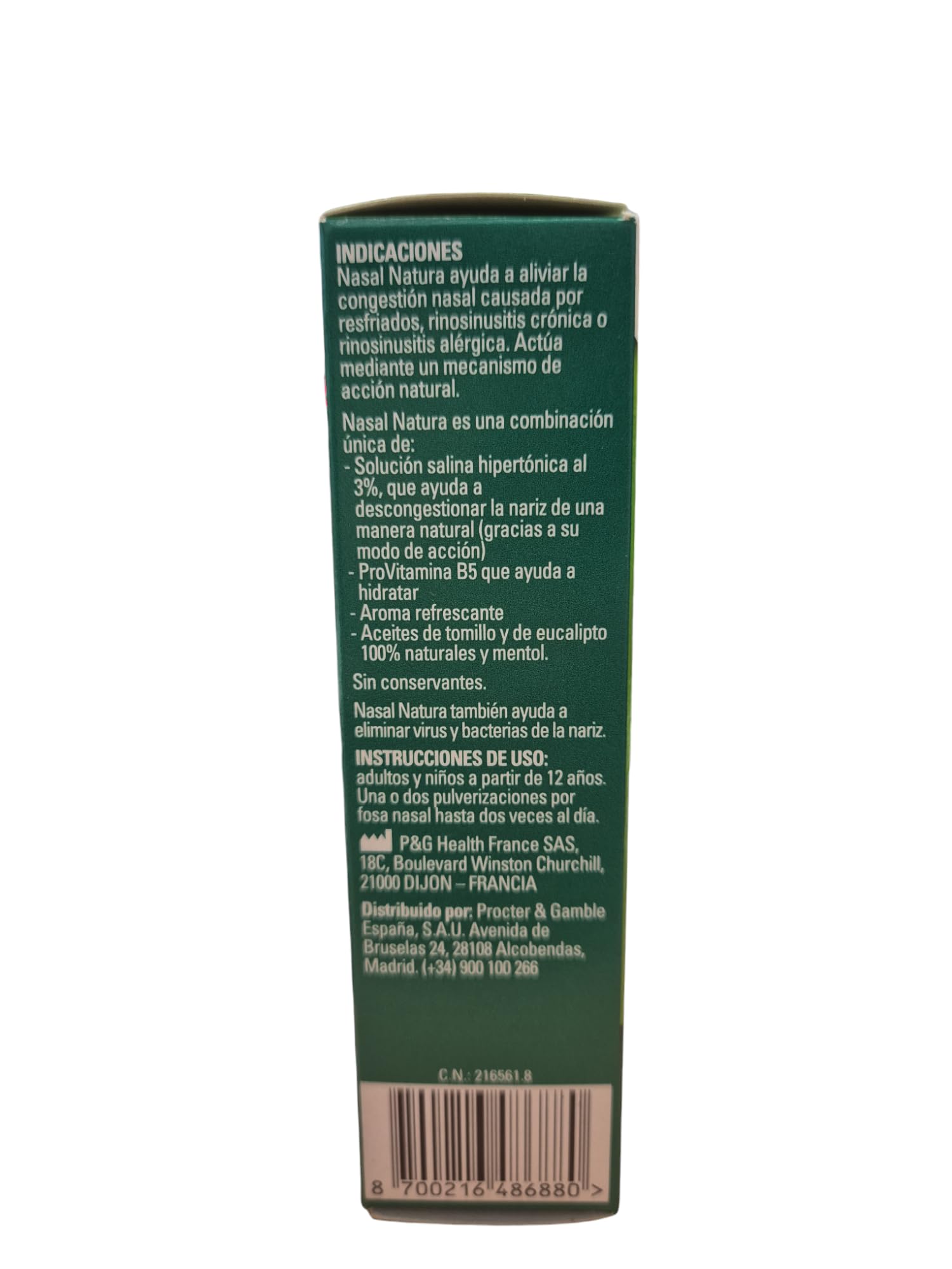 Vicks Nasal Natura 20 ml