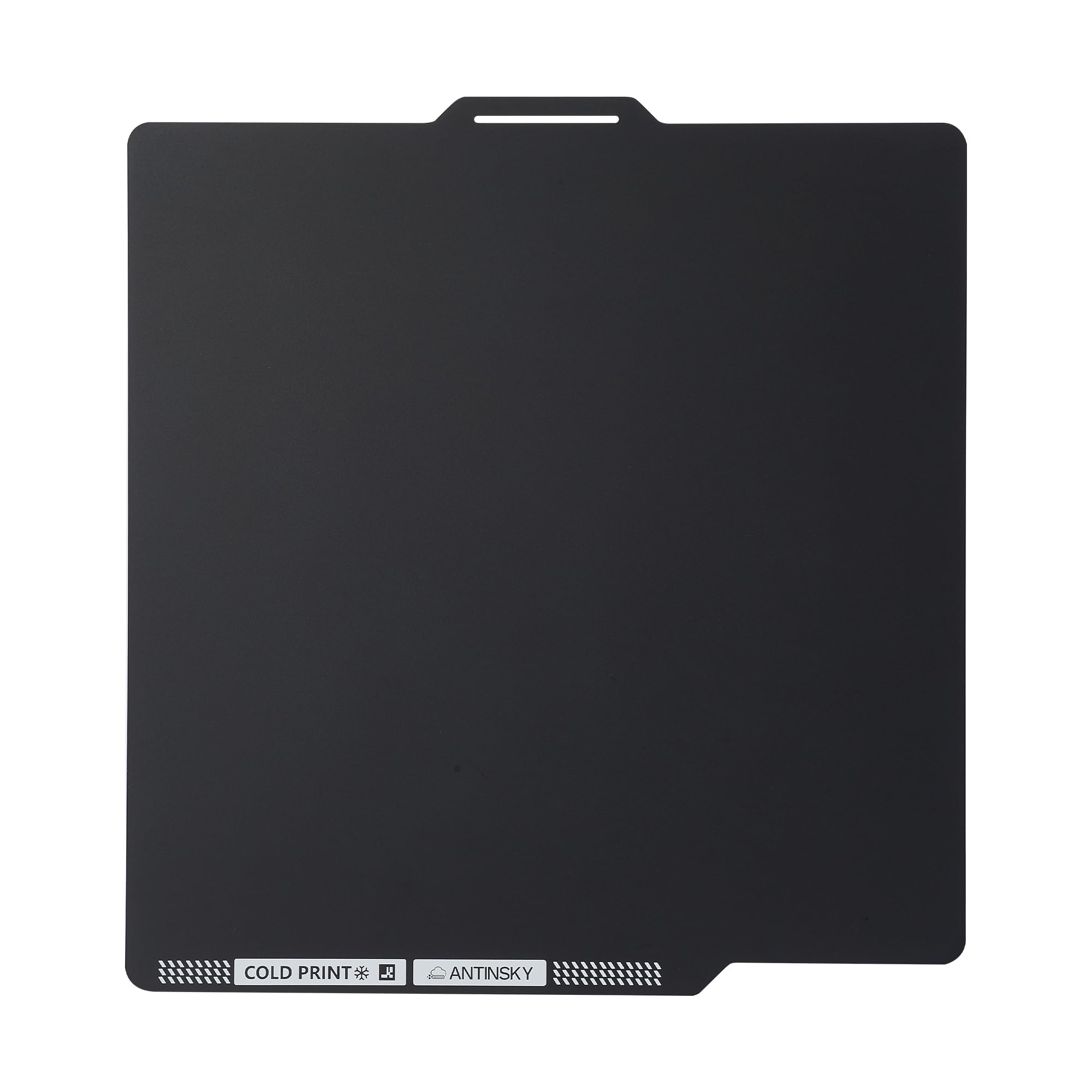 Antinsky Bambu Lab Cold PEI Sheet Double Sided 257.5 x 257.5mm(10.14 * 10.14inch) Flexible Magnetic Steel Sheet Easy to Remove Mold PEI Build Plate