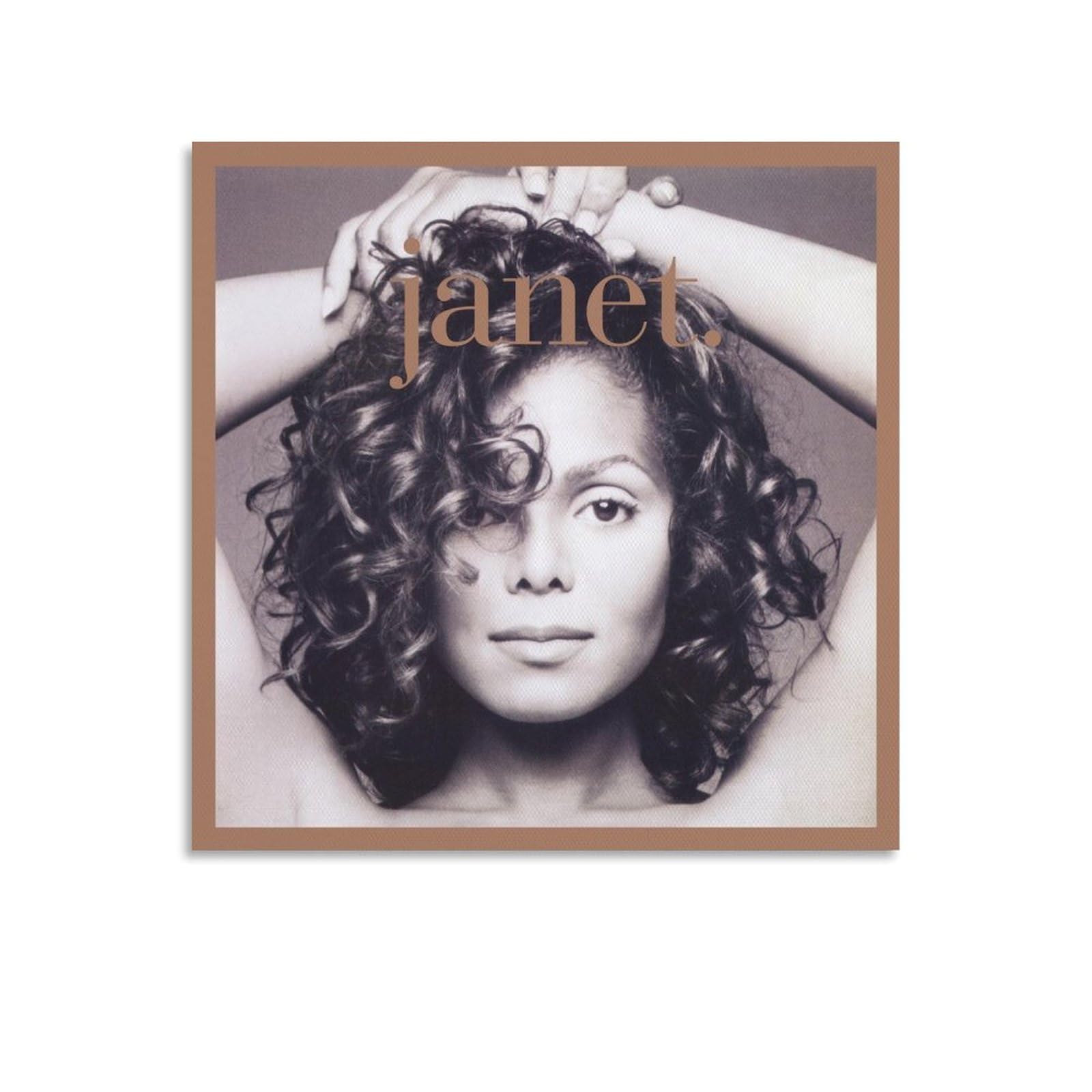 Janet Jackson Janet. 4 Canvas Poster Bedroom Decoration Landscape Office Valentine's Birthday Gift Unframe-style24x24inch(60x60cm)