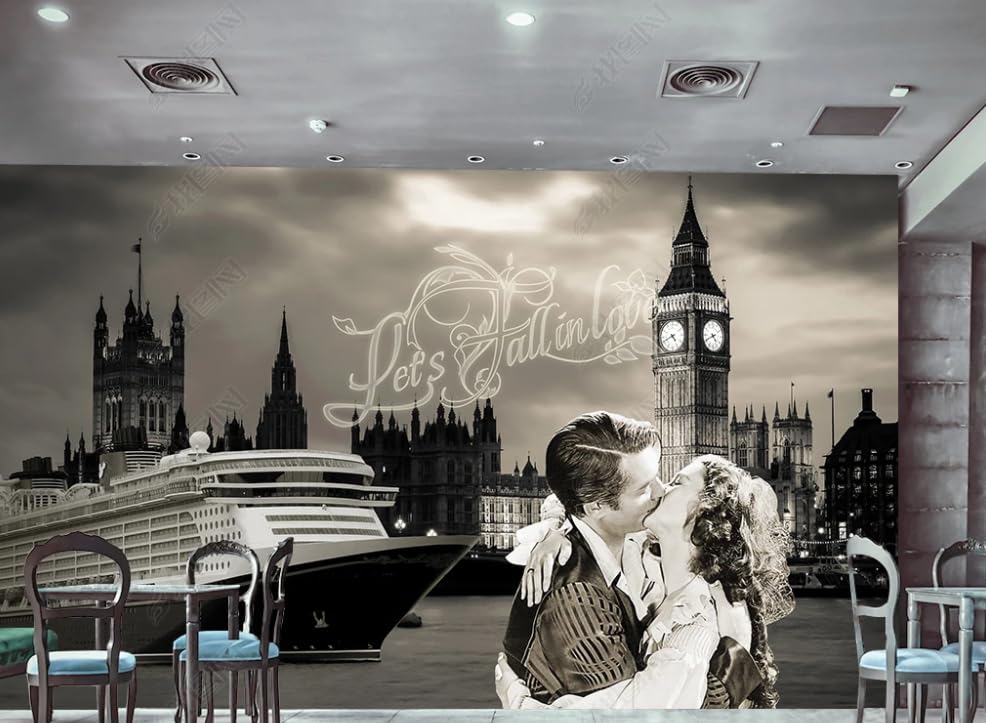 Papier peint intissé poster géant mural 400x280 cm pour salon et chambre moderne