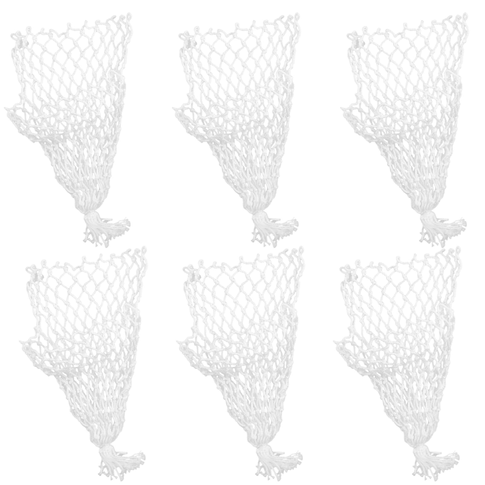 Toyvian 6pcs Billiard Net Bag Pool Table Snooker Ball Racks Billiards Accessories Pockets for Billiard Round Table Mesh Bag Mesa Rack Billiard Rack Billiards Net Nets White Cotton