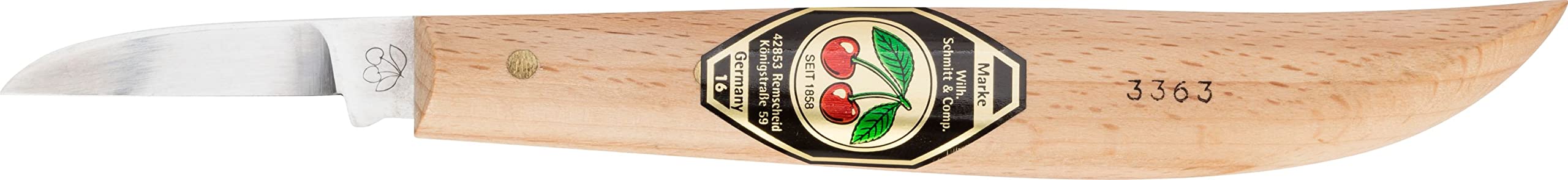 Kirschen 3363000 - Coltello per rifiniture con manico in legno