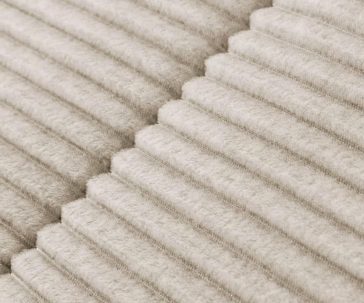 Edredón Sherpa de Borreguito Lines Melange MANTEROL con Relleno de Fibra antialérgica. Ideal para Inviernos fríos (C07, Cama 150/160cm)