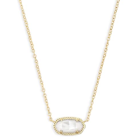Kendra Scott Elisa Pendant Necklace for Women, Fashion Jewelry, 14k Gold-Plated