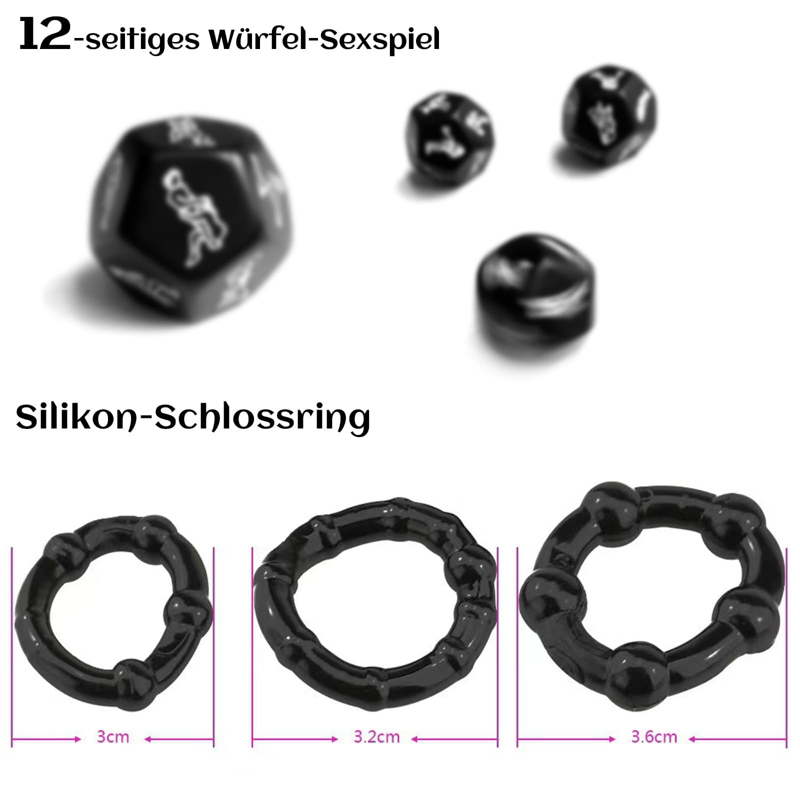 Menottes Bondage Set 26 Pièces,Menottes Lit Plug Anal Godemiché Anneau Pénis,Choker Pinces à Tétons Aspirateur à Tétons Masque Pour Les Yeux Fouet Bâillon Toys
