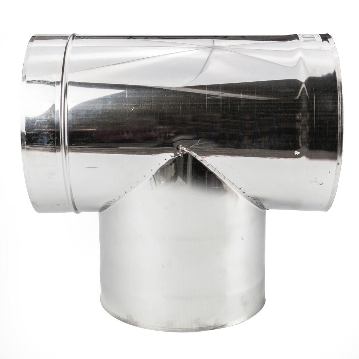 Ianpav Stainless Steel Chimney Flue Liner T-Pipe Connector 87º Degree, Ø 125 Mm (4.92")