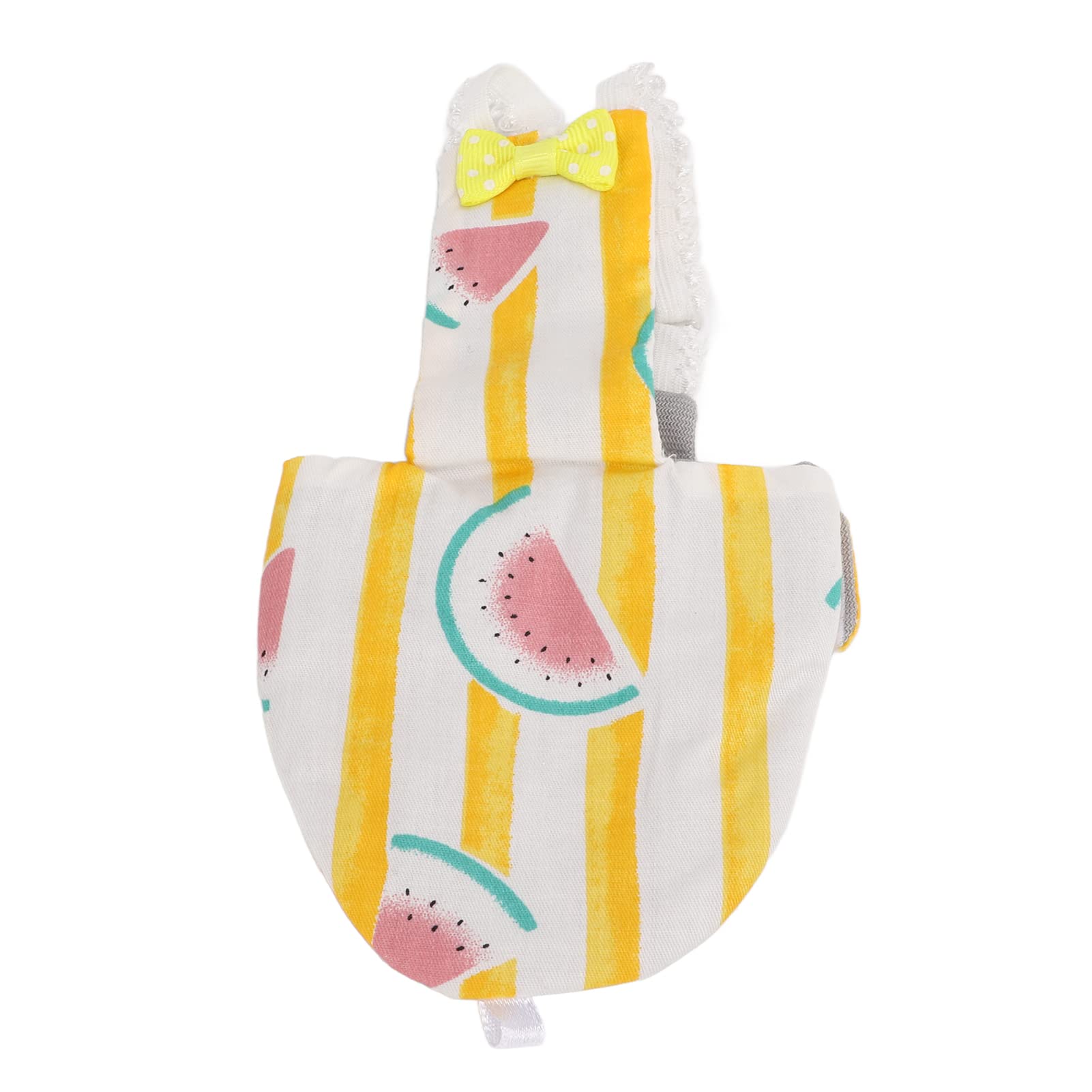 Caiqinlen Pañales de pájaro, seguro ajustable suave pájaros vuelo traje pañales simple reutilizable para periquitos cacatúa (M, sandía)