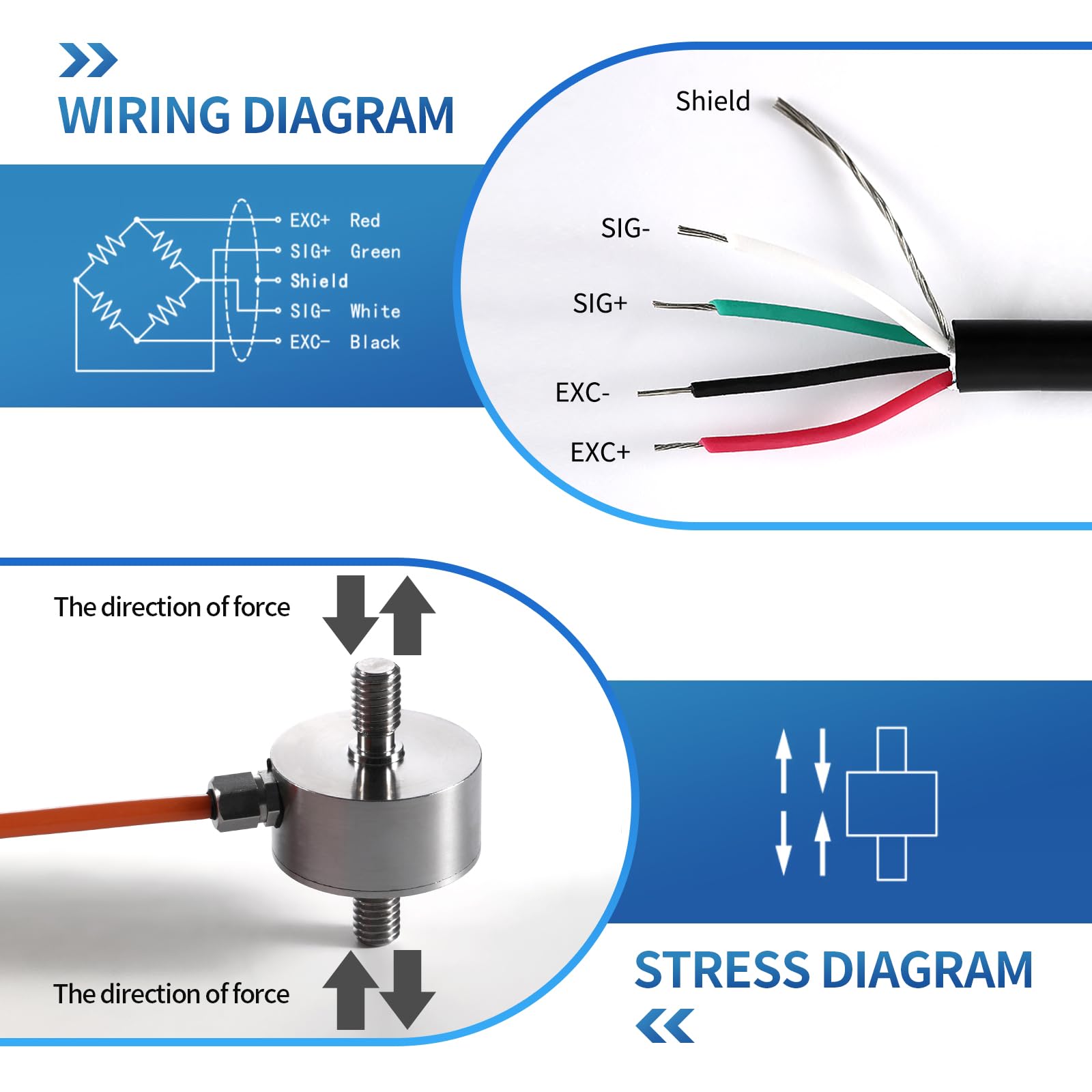 Mini Load Cell Force Weight Sensor,Test Tension Compression Force ...