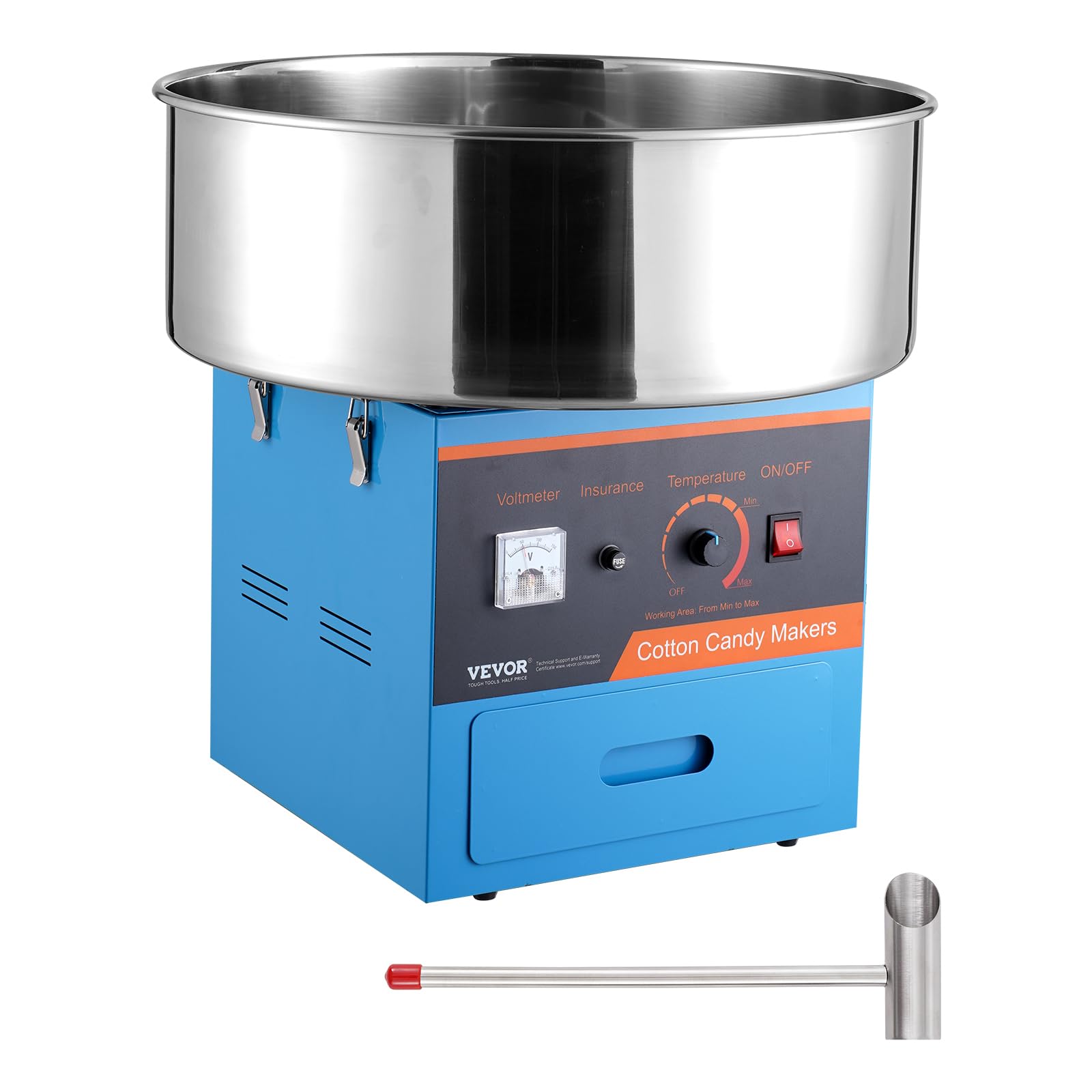 Amazon.com: VEVOR Electric Cotton Candy Machine, 1000W Candy Floss