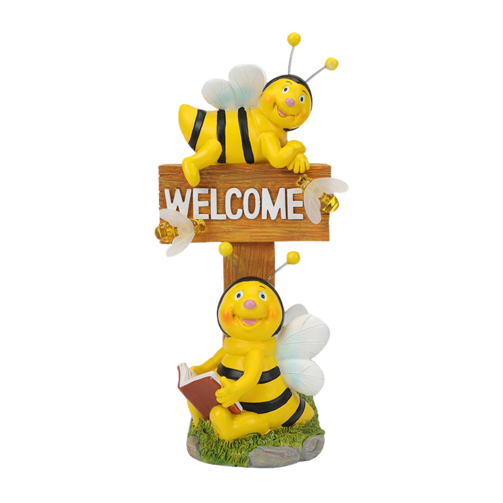 Figura Luminosa De para Exterior Estatua Decorativa De Adorable Solar
