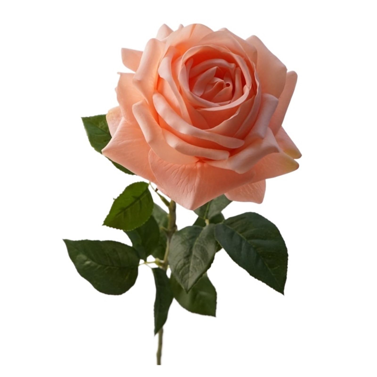 Casetlong 5Pcs Faux Flowers Artificial Wedding Decor Party Flower Arrangement Home(Orange)