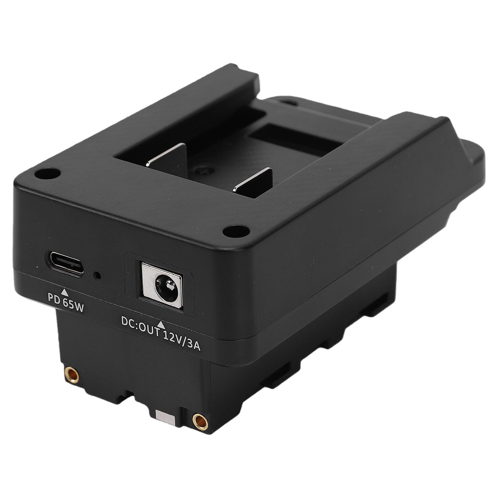 Generic Convertidor de Batería Simulada de Doble Cara, Adaptador de Batería de Herramienta de 65W con Múltiples Protecciones Inteligentes