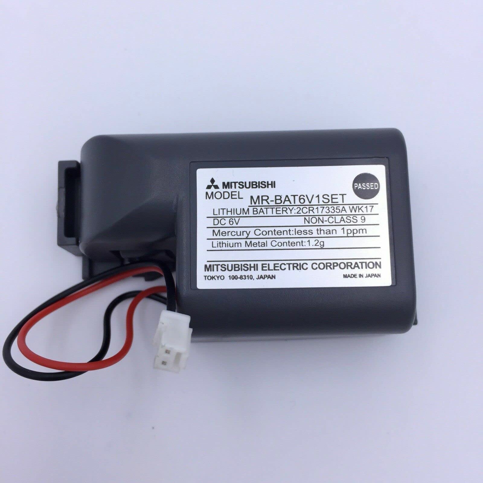 Zivases MR-BAT6V1SET Battery Replacement for Mitsubishi MR-J4 2CR17335A WK17 Battery