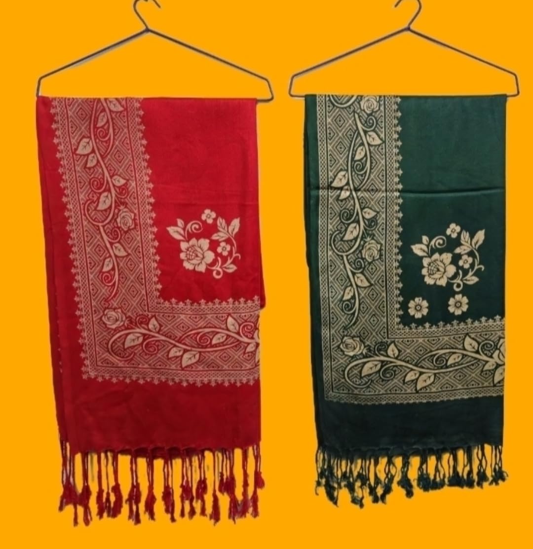 Women Fancy Viscose Scarves/Shawl/Dupatta/Wrap/Hijab/Scarf/Stole-image-23
