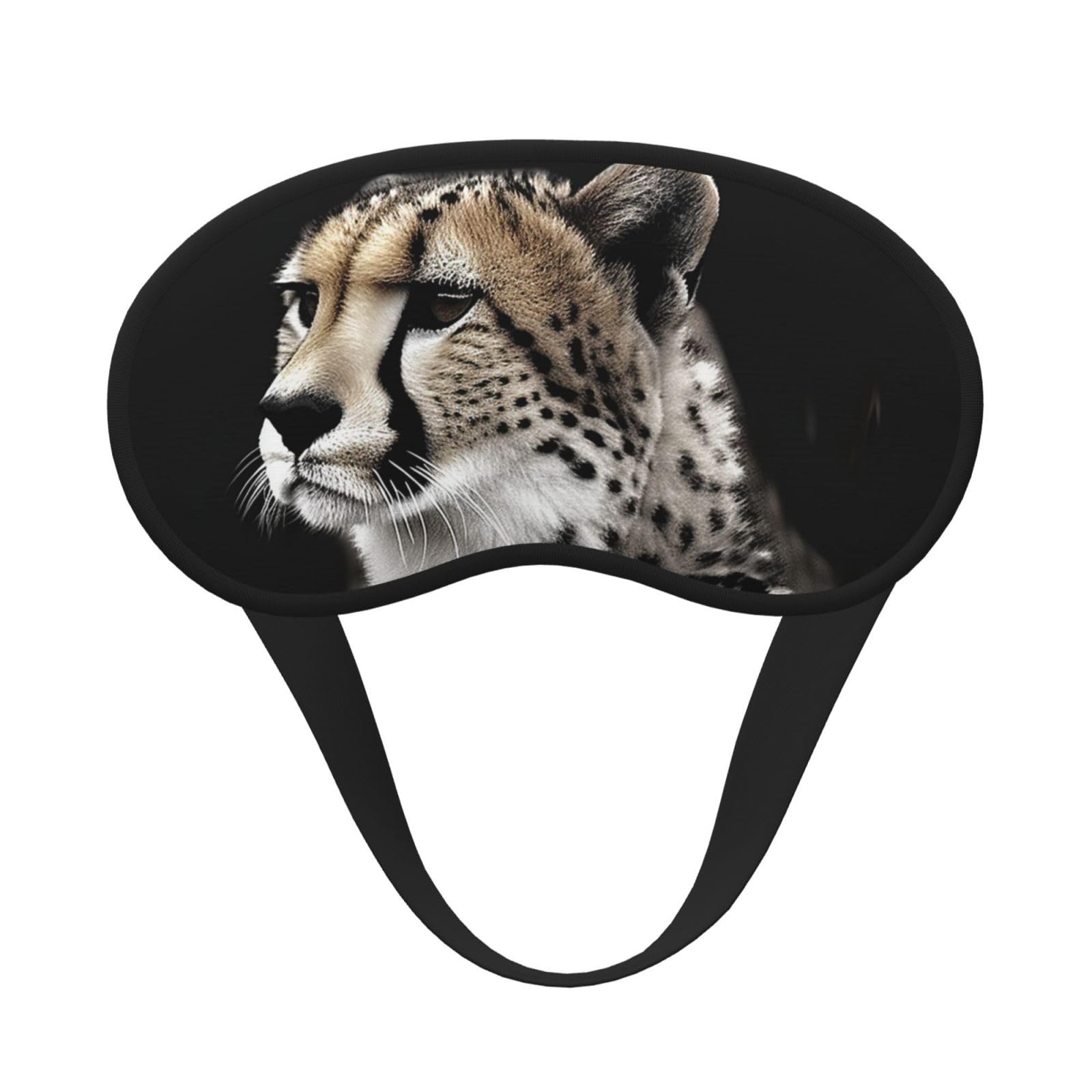 Sleep Mask for Side Sleeper Silk Sleeping Eye Masks with Elastic Strap Super Soft Eye Sleep Shade Cover Cheetah Blackout Night Blindfold for Women Men Travel