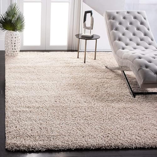 Image of F & B RUGS ; SUPERIOR QUALITY PRODUCTS Firoz and Brothers Handwoven Super Soft Indoor Modern Shag Microfibre Silky Fluffy Smooth 12x18 feet Black