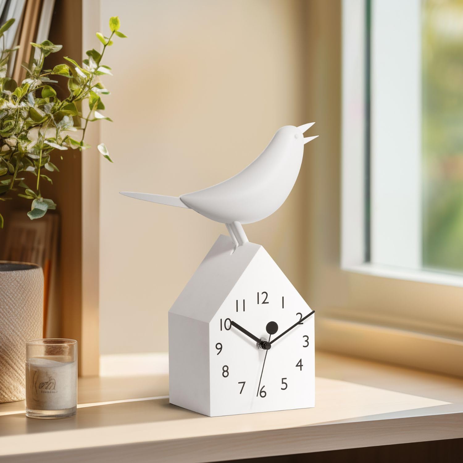 Amazon.com: Torre & Tagus Motion Birdhouse Wall Clock with Beak