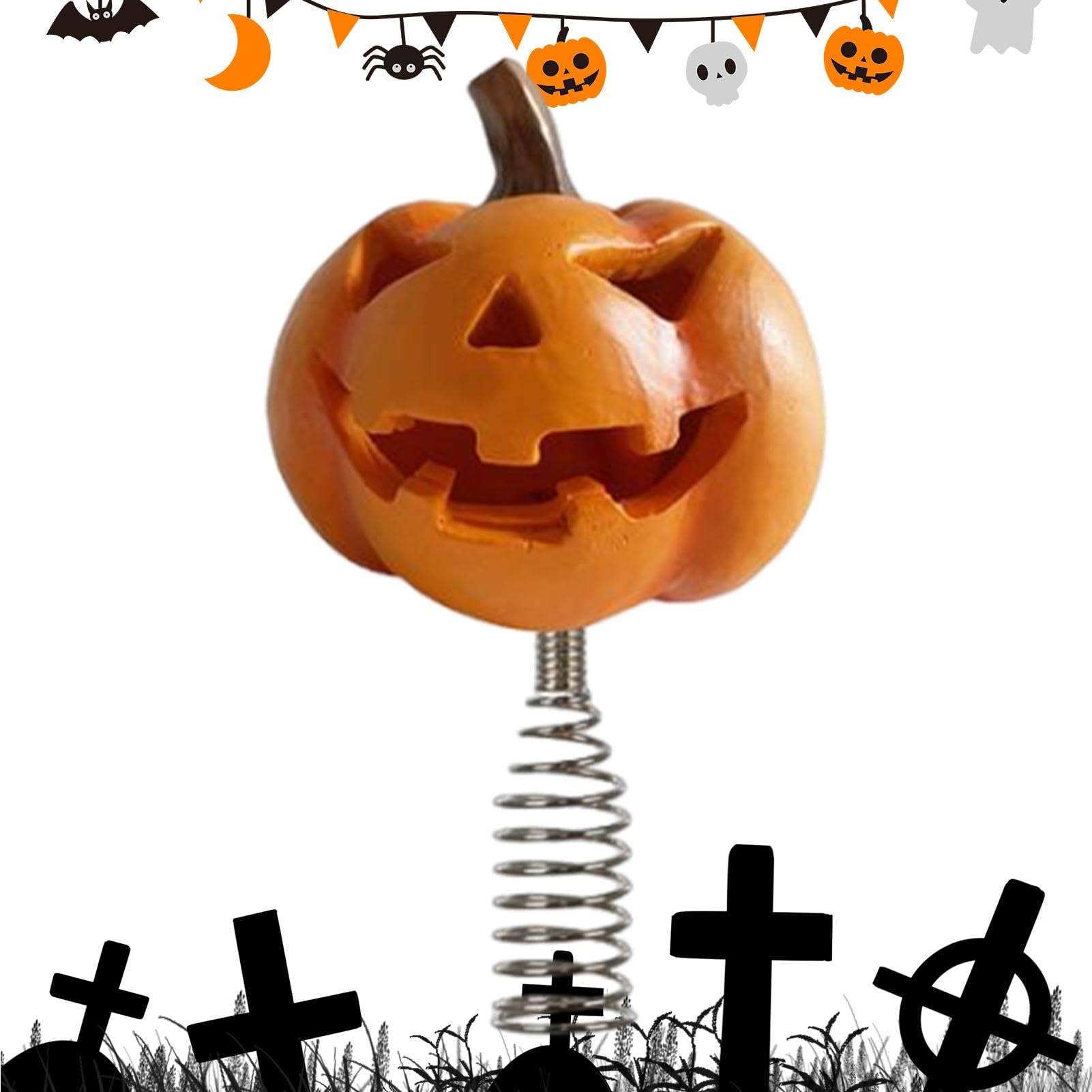 Amazon.co.jp: Jinprewq ハロウィン ツリー オーナメント、パンプキン