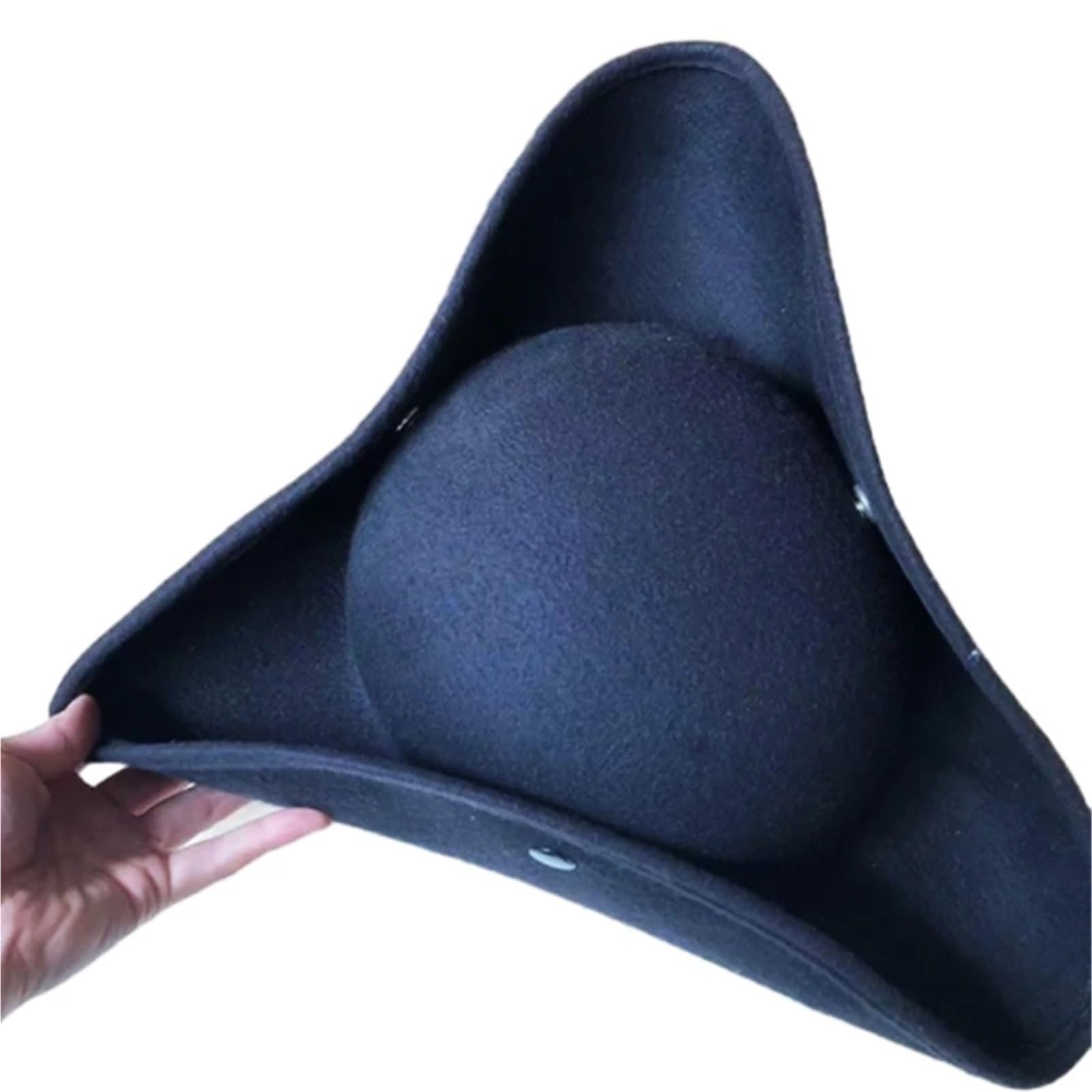 Cappello Pirata Cappello da Capitano Pirata for Donna Uomo Costume Unisex a Tricorno Cosplay Spettacoli Teatrali a Tre punte