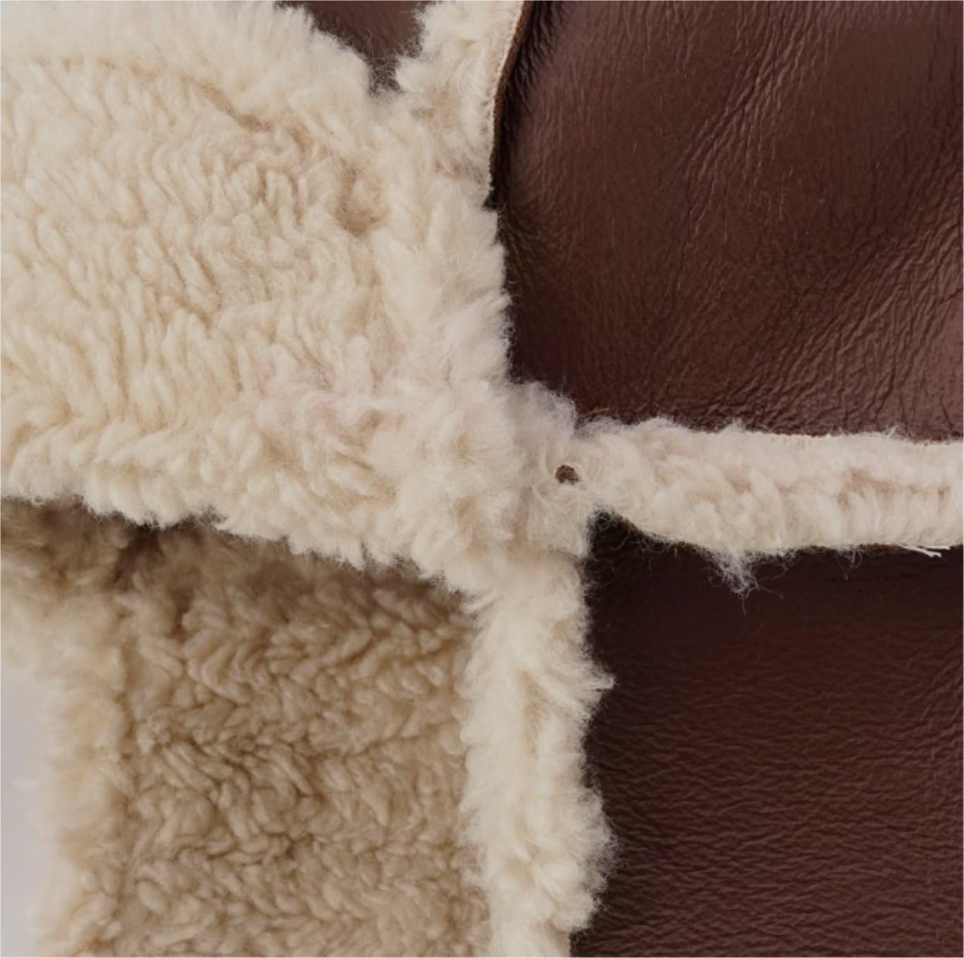 Mützen Winter Mützen Unisex-Wintermütze, Warme Poilt-Mütze, PU-Leder-Futter, Plüschmütze Mit Ohrenschützern Wintermütze (Color : Brown, Size : One Size)