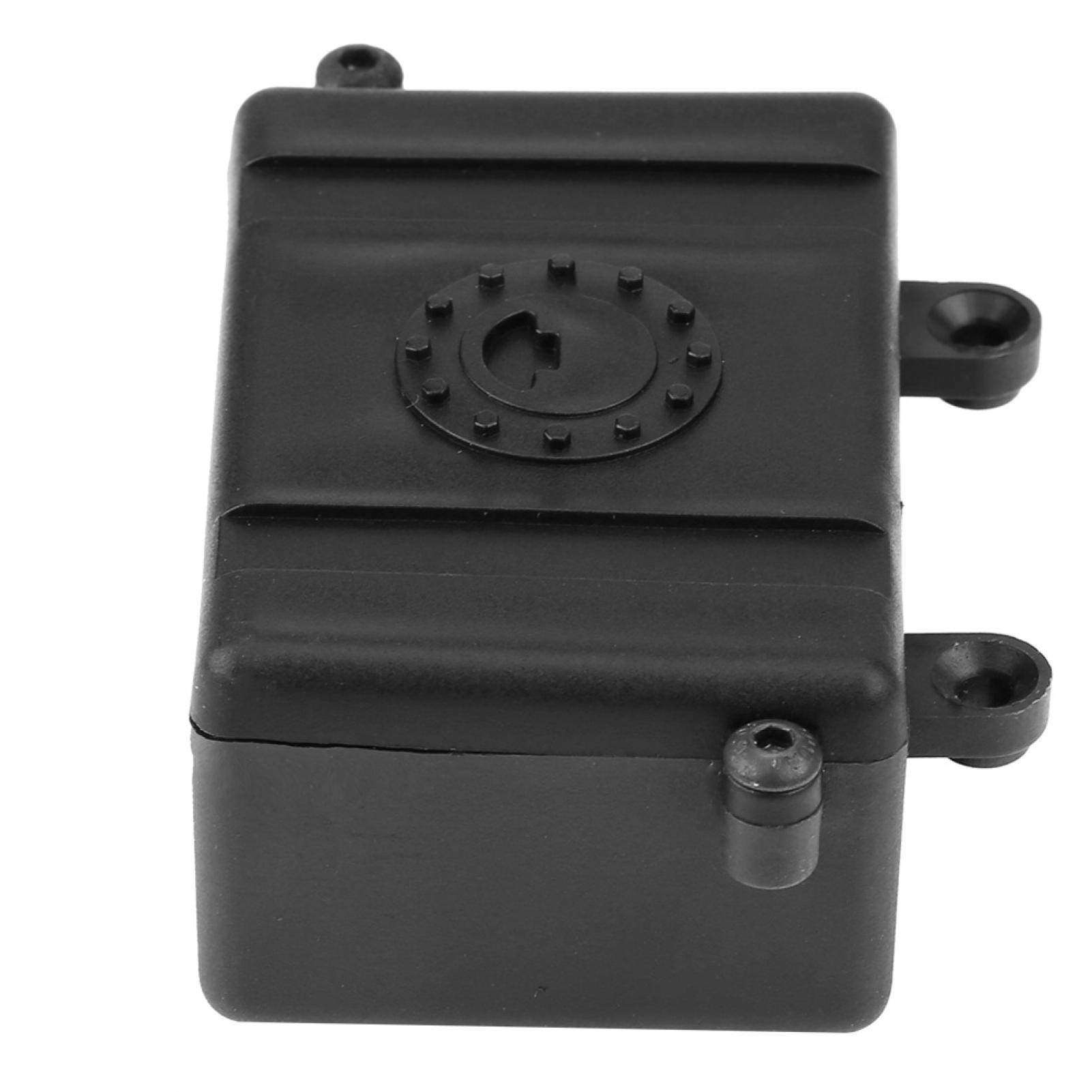 Boîte Récepteur RC En Plastique – Plplaaoo – 1/10 Pour SCX10 90027, SCX10 II 90046, D90 – Noir