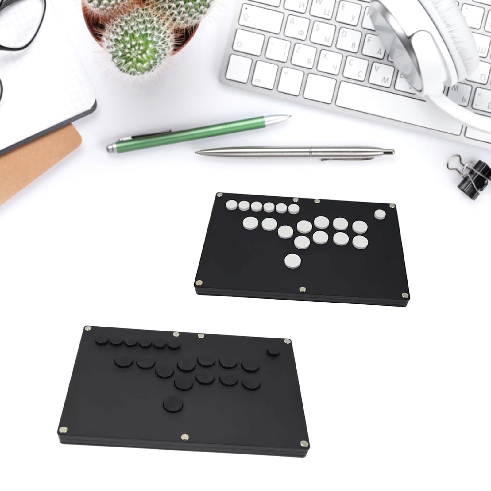 Tastiera Joystick Fight Stick Controller di gioco Pulsanti meccanici Compatibile Abilità di gioco E Giocatori sportivi Tastiera da gioco