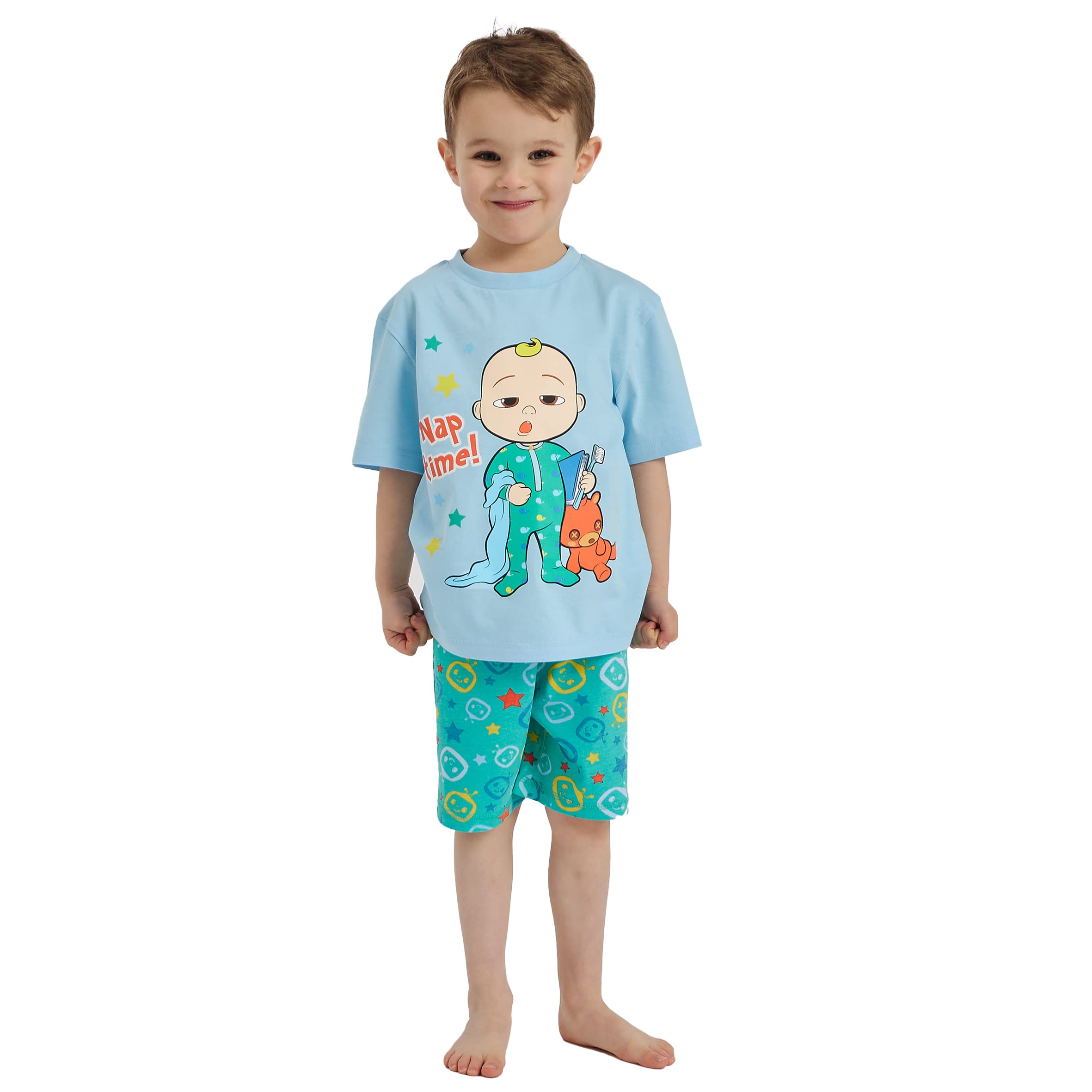 Boys Cocomelon Short Pyjamas Nightwear (Cocomelon - Nap Time, 12-18 Months)