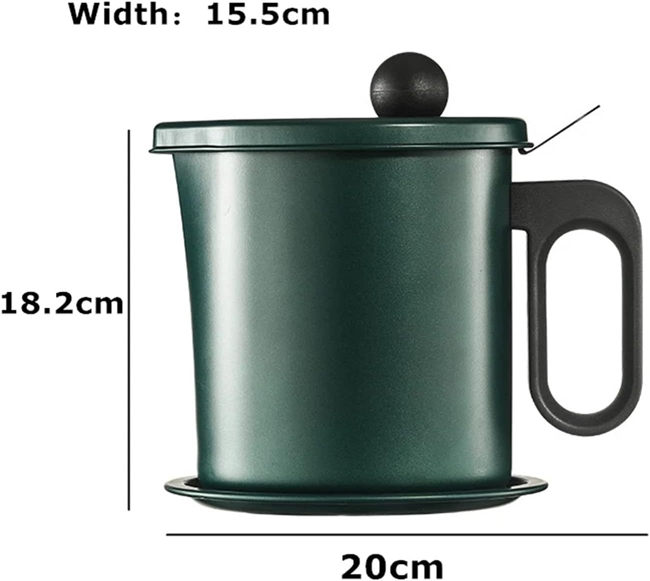 オイルストレーナーポット キッチンステンレス鋼オイルフィルターポットラードタンク大容量収納缶graby油脂セパレーターグリースストレ