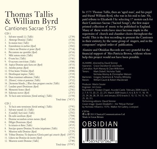 Tallis/byrcantiones sacrae