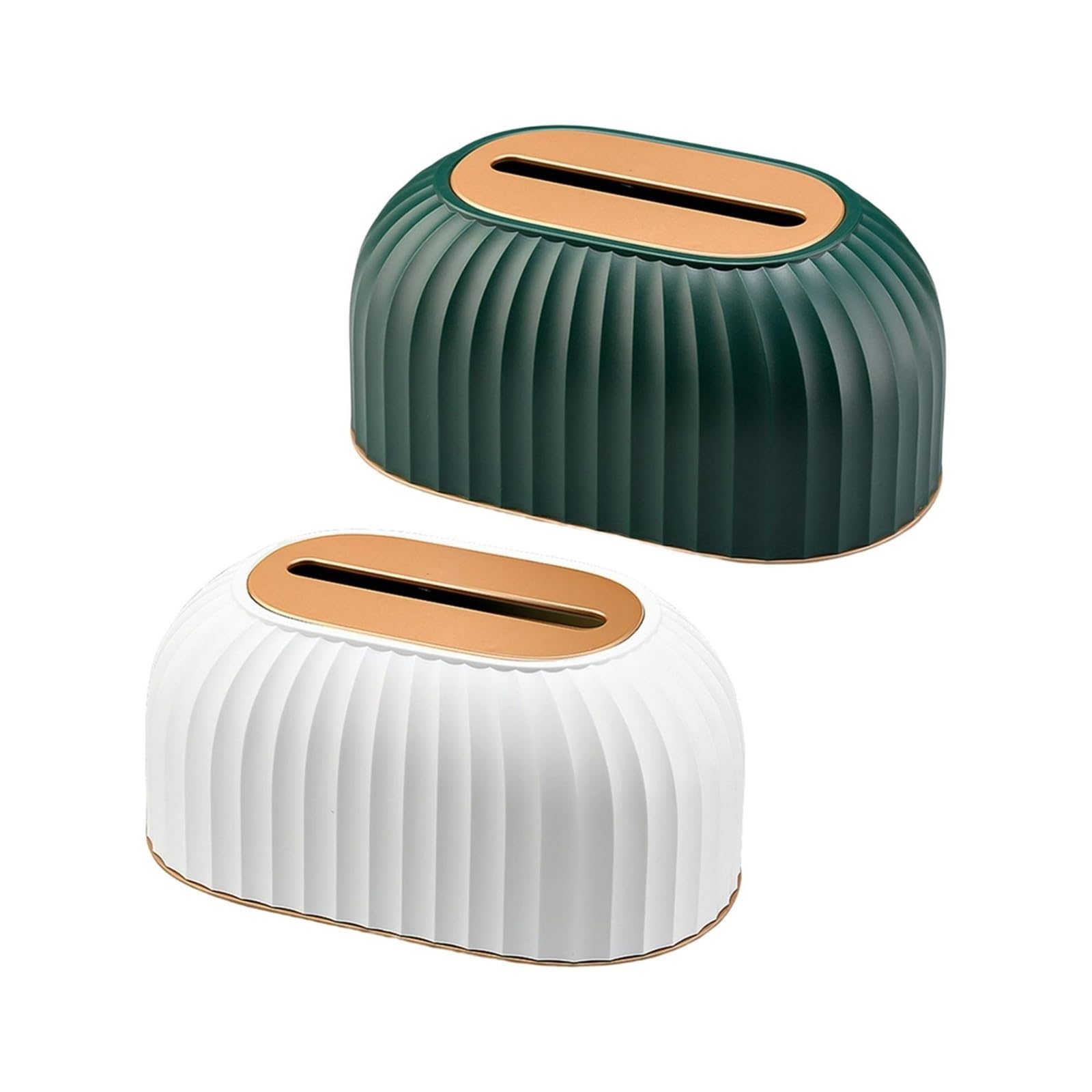 Tissue Holder 1pc Tissue Storage Luxury Case Napkin Box For Office Home Countertop Facial Box Decor(White)