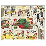 オリムパス 製絲 刺しゅうキット クロスステッチ Nostalgic Story Design by Nitka こびとの靴屋 7596 ※額(フレーム) W-58 ・ W-59 は別売りです。