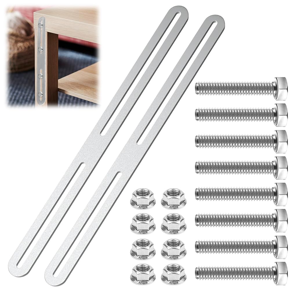 Support pour Boîte au Lettre, Kit de Support Boite Aux Lettres, Fixation De BoîTe Aux Lettres, pour Le Montage sur la Clôture de la Boîte Aux Lettres (Argent, 280mm)