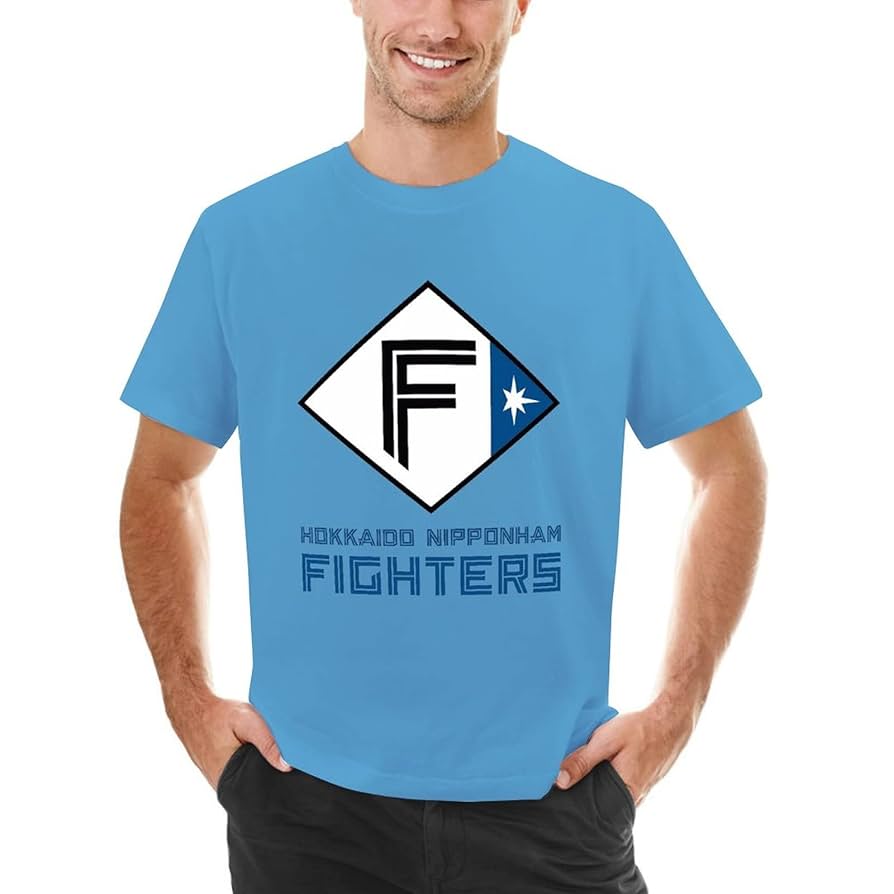 北海道日本ハムFighters選手練習Ｔシャツ　黒/青　Ｍ 選手が着用する「ファイターズ オンフィールドアパレル」発売