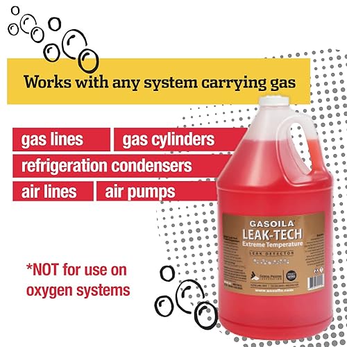 Miniatura 2 de Gasoila LT28 Leak-Tech Gold Detector de fugas de baja temperatura, botella de 1 galón