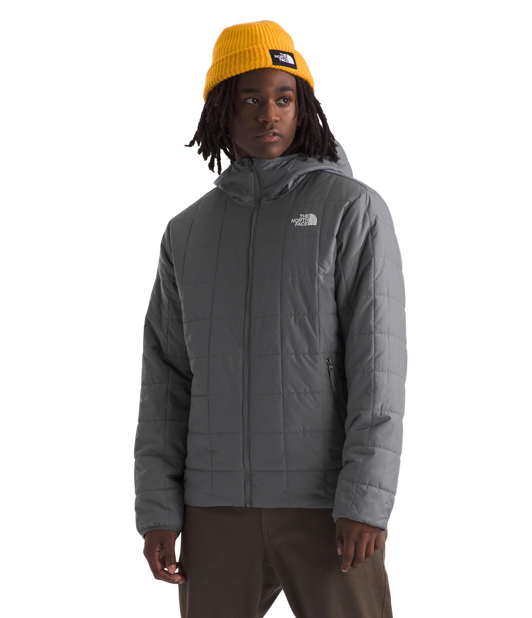 THE NORTH FACE Men's Junction Insulated Hoodie | Water Resistant With Heatseeker Insulation, 3-piece Hood & Zip Pockets