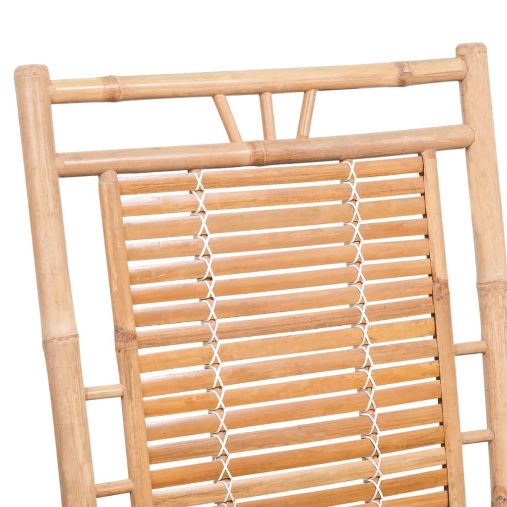 Sedia,Poltrona Da Giardino In Bambù, Divano A Dondolo Per Giardino, Bordo Piscina, Terrazza, Balcone, Soggiorno, Ufficio A Dondolo, In Bamboo