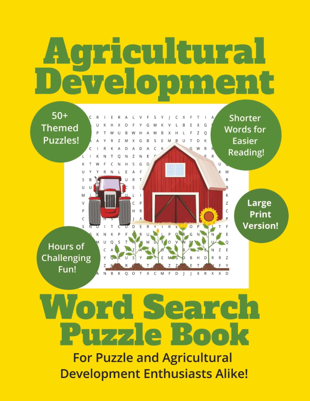 Agricultural Development Word Search Puzzle Book (International Development Themed Word Search Puzzle Books)