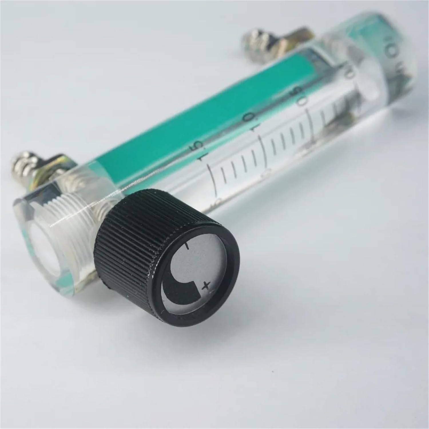 0.1-30L/Min 8mm Hose Barbed LZM-6T 93/116mm Length Gas Air Oxygen Flowmeter Rotameter With Valve Pressure 0.1Mpa(0.1-0.6LPM,Length 93mm)