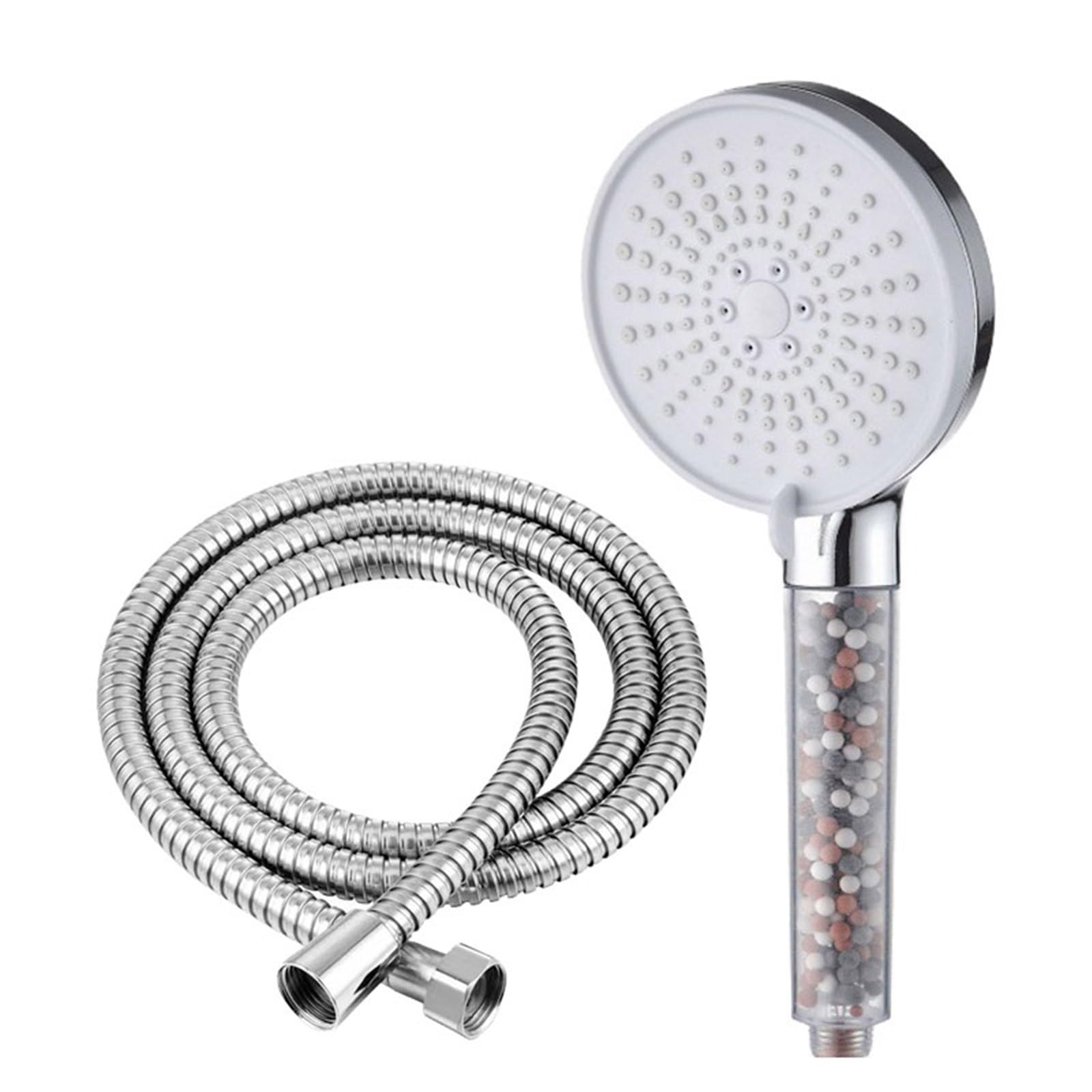 Alcachofa de Ducha Bathroom Handheld 5-speed Adjustment Filter Booster Shower Head Hard Water Softening Set